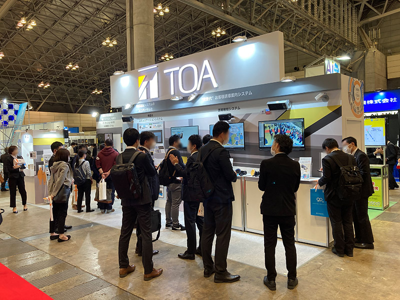 TOA株式会社は11月24日（水）～26日（金）に幕張メッセにて開催された「第7回 鉄道技術展2021」に出展しました。