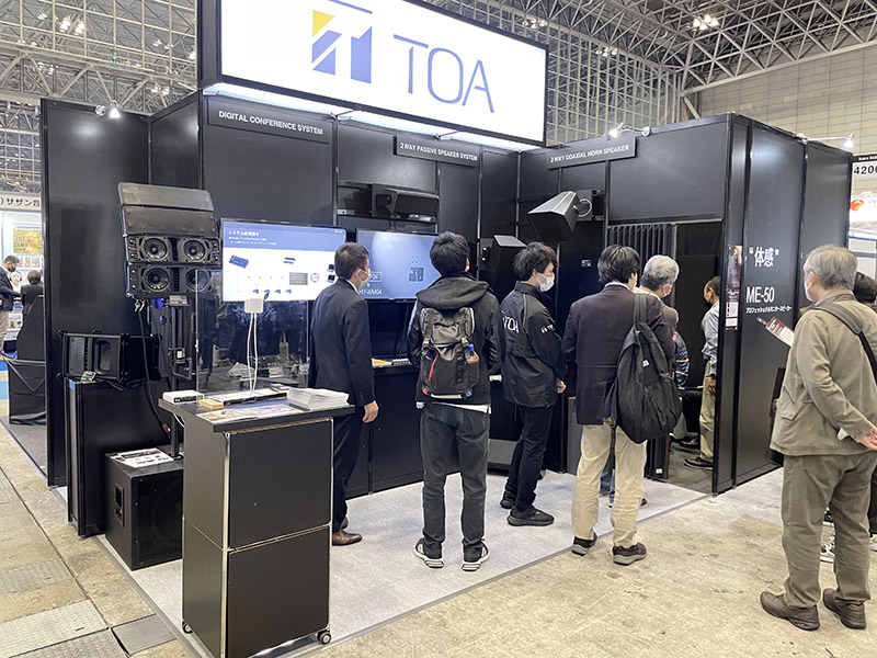 TOA株式会社は、11月16日（水）～18日（金）まで、幕張メッセで開催された「国際放送機器展 Inter BEE 2022」に出展しました。