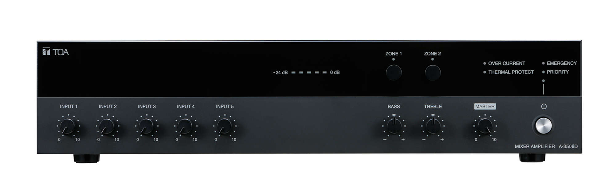 ＰＡアンプ　６０Ｗ　２局 (A-3506D)