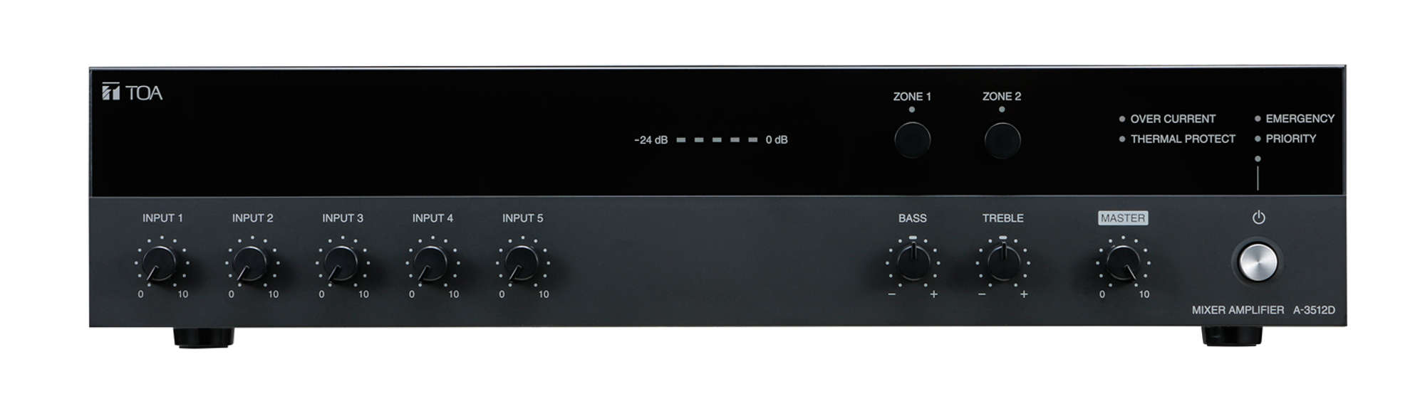 ＰＡアンプ　１２０Ｗ　２局 (A-3512D)